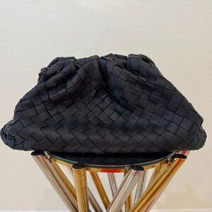 Bottega Veneta black intrecciato pouch
